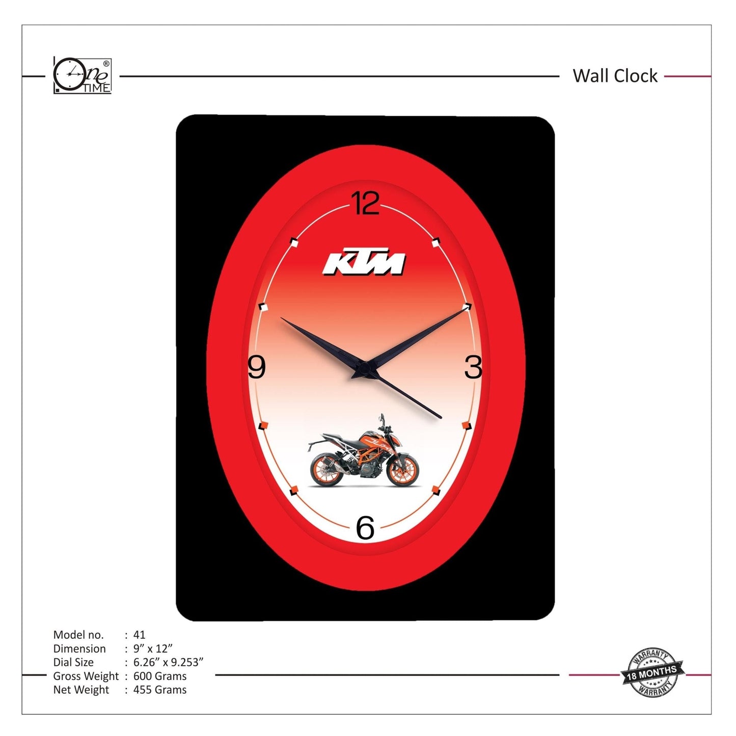Wall Clock Pattern 41 MARSH Stationery