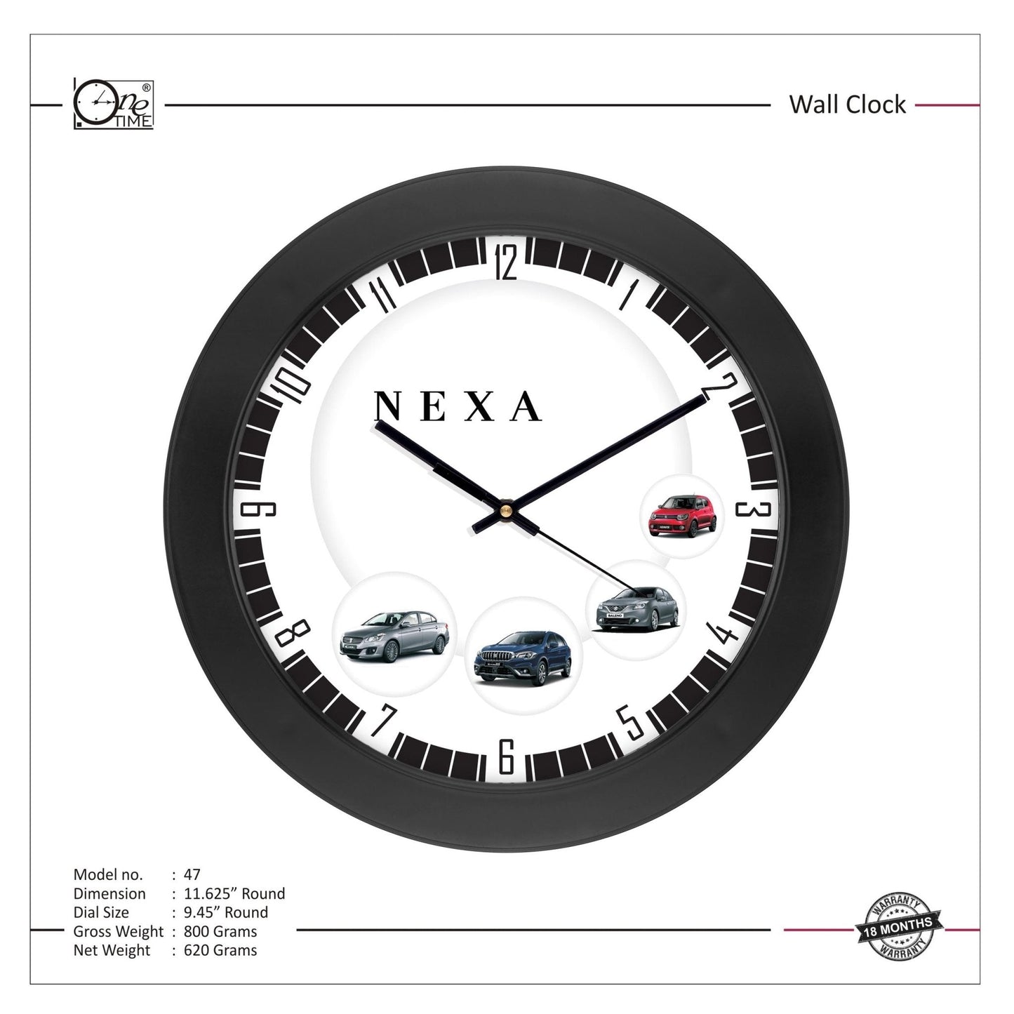 Wall Clock Pattern 47 MARSH Stationery