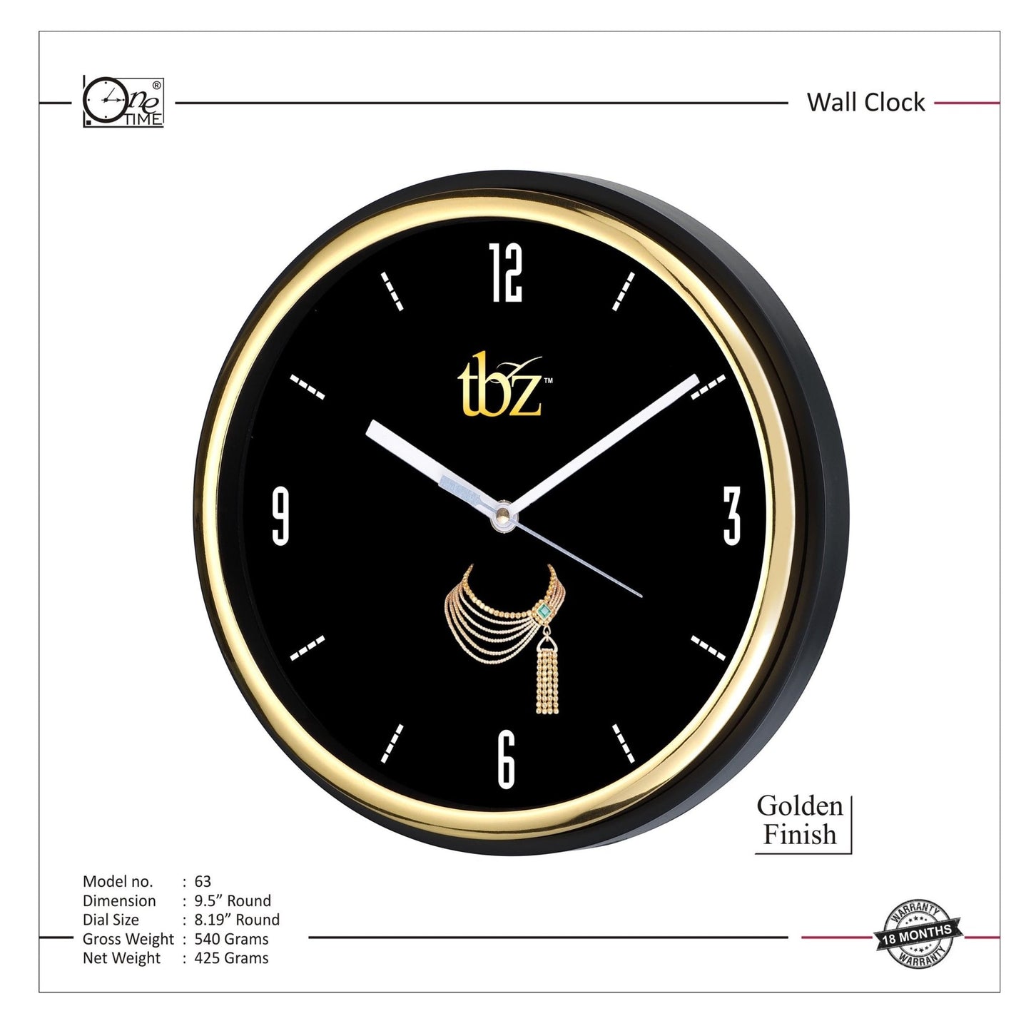 Wall Clock Pattern 63 MARSH Stationery