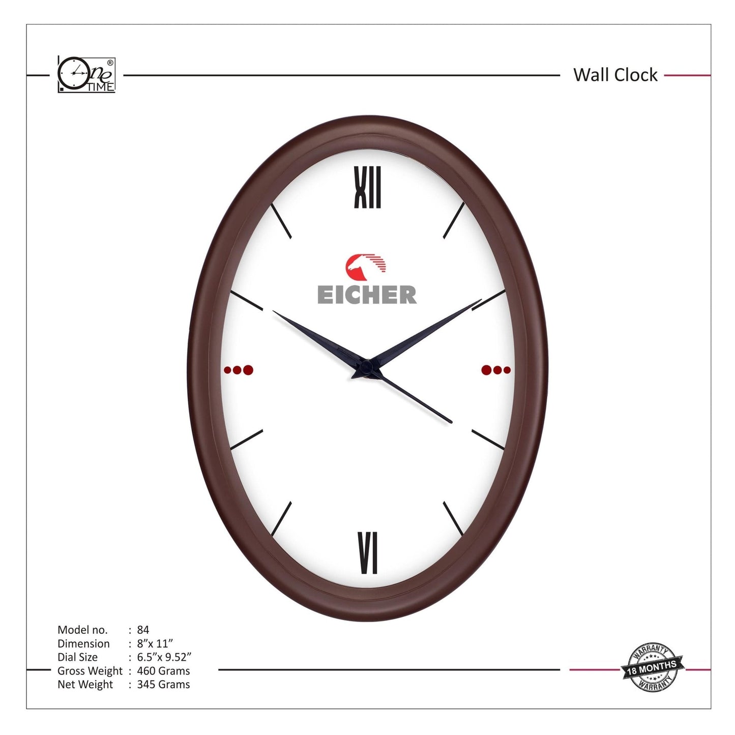 Wall Clock Pattern 84 MARSH Stationery