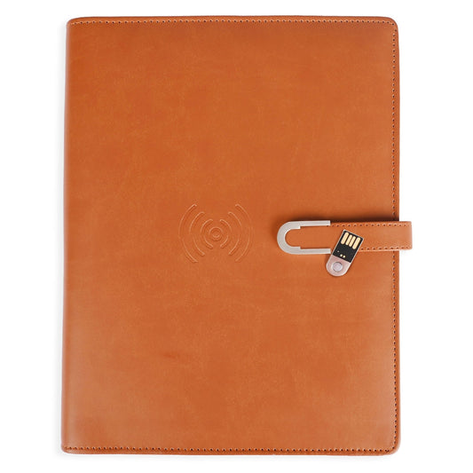 Wireless Diary Power Bank 5000 mAh 32 GB USB MARSH Corporate gifts