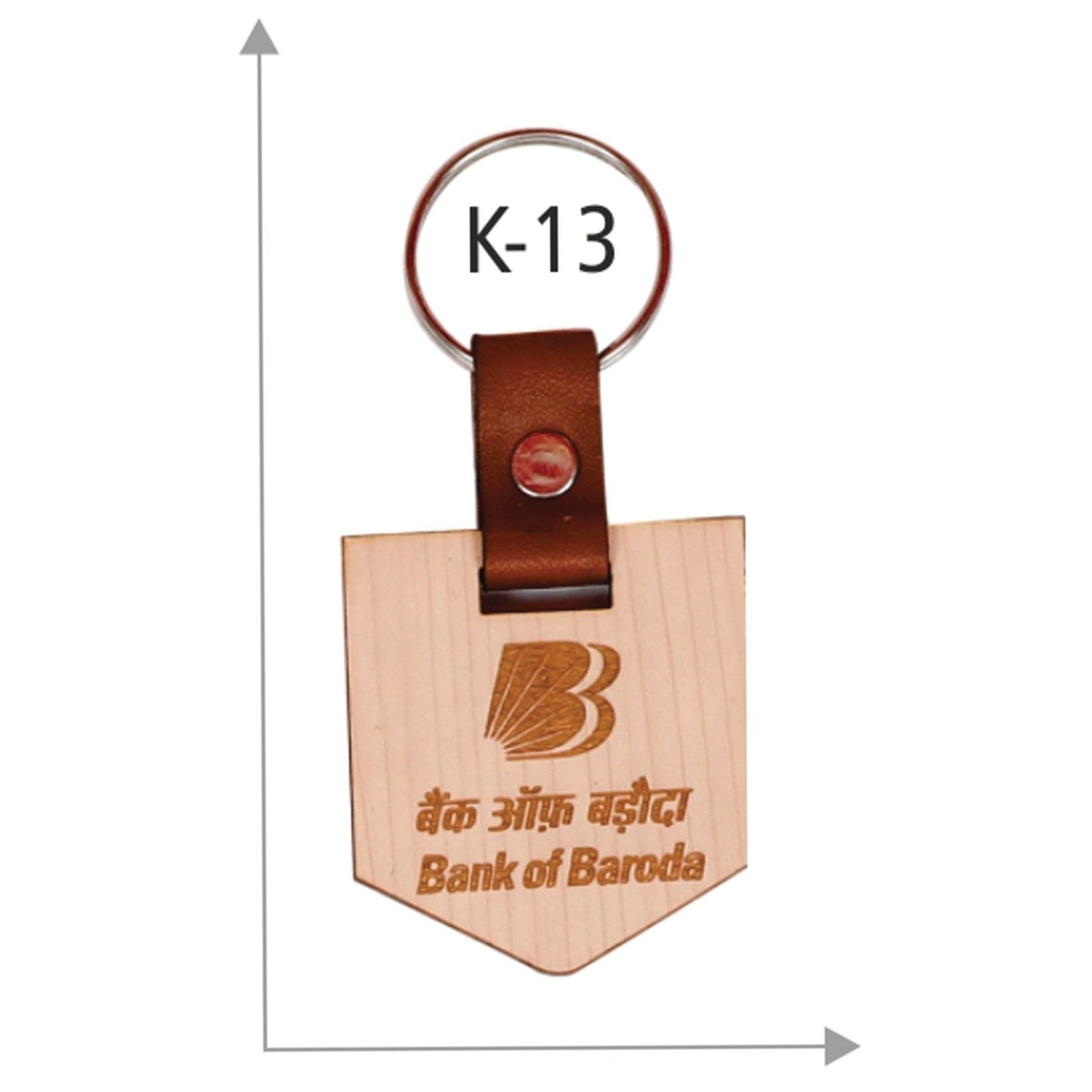Wooden Key Chain - K-13 MARSH Corporate gifts
