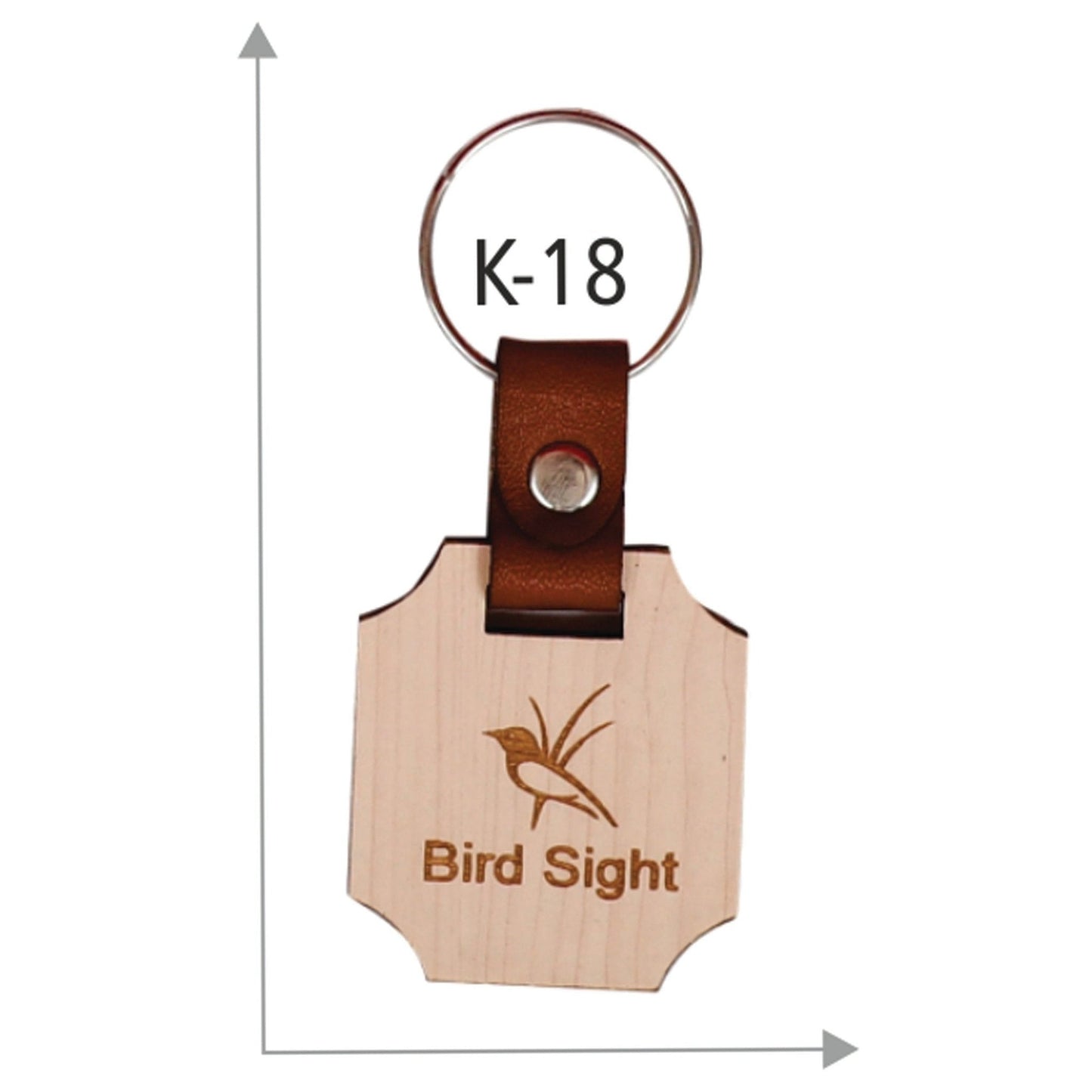 Wooden Key Chain - K-18 MARSH Corporate gifts
