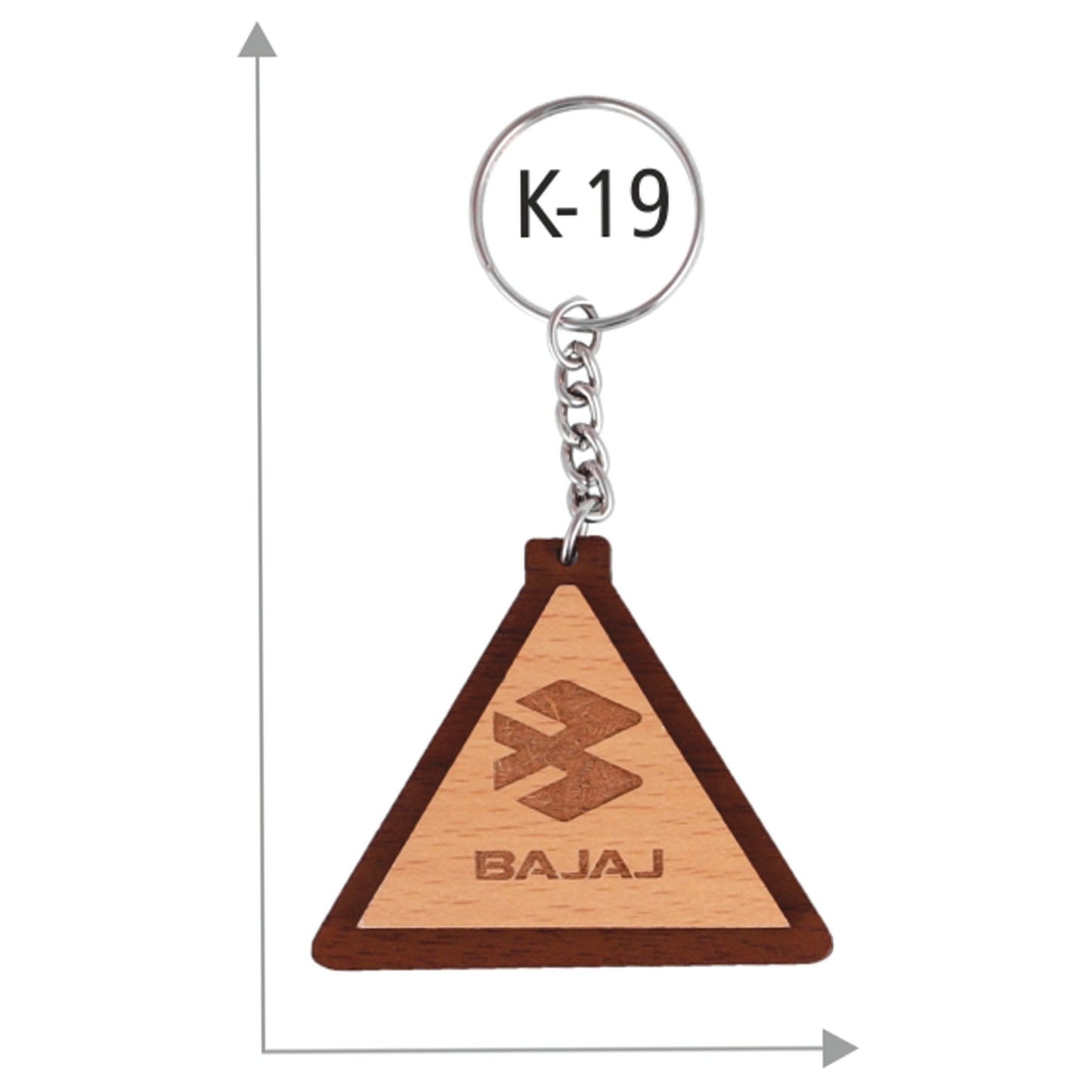 Wooden Key Chain - K-19 MARSH Corporate gifts