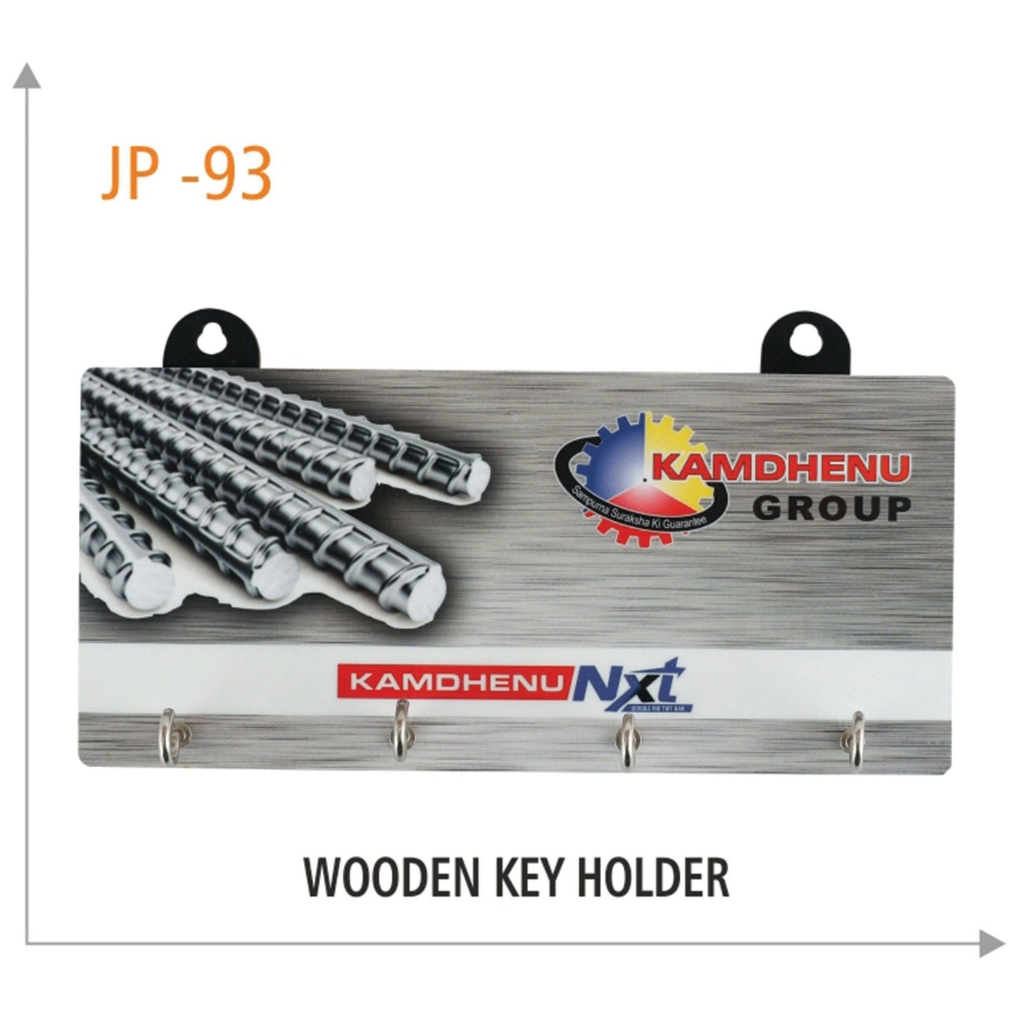 Wooden Key Holder - JP 93 MARSH Corporate gifts