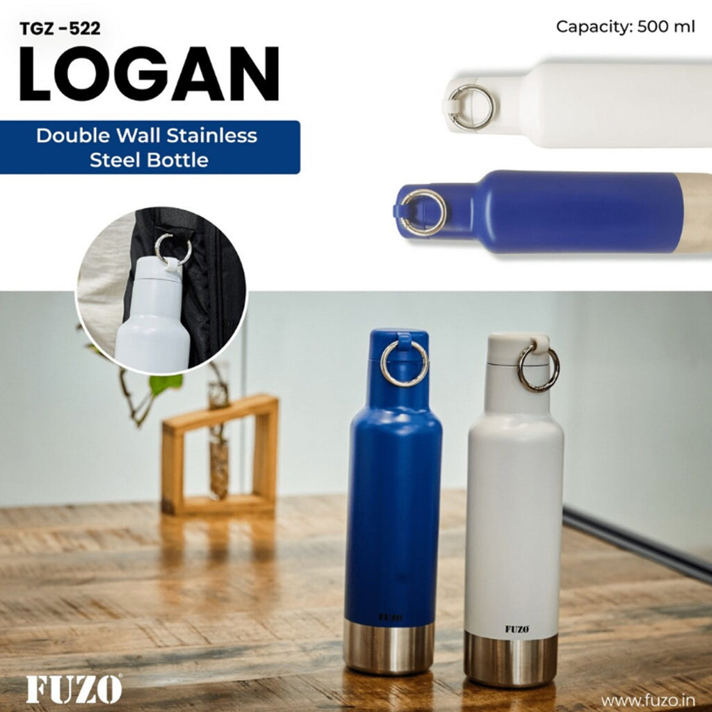 Logan Double Wall Station-less Steel Bottle - TGZ-522