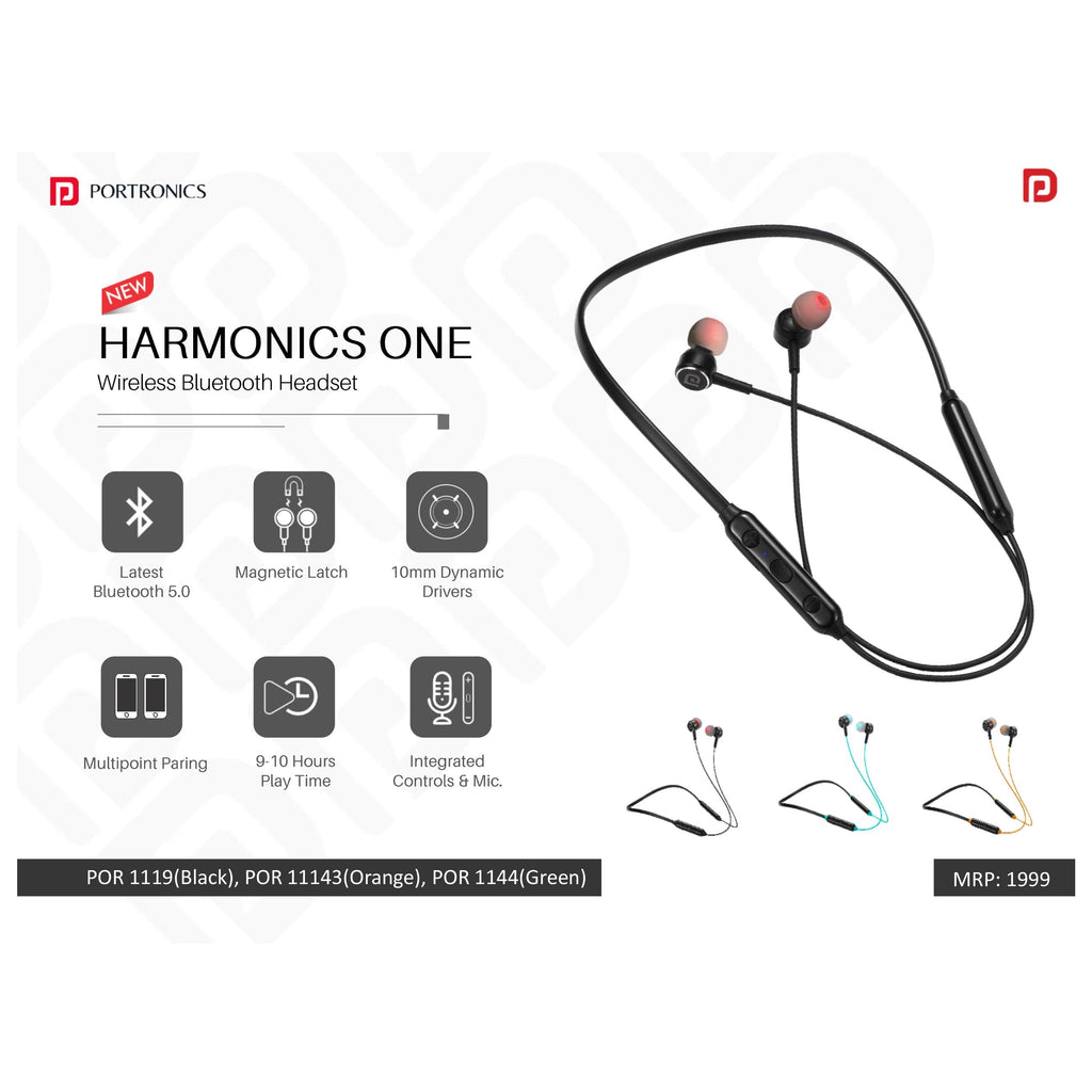 Portronics  Wireless Sports Headset - POR 1119/11143/1144