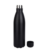 Sipper Bottle 750ml Elegant Black Stainless Steel Bottle