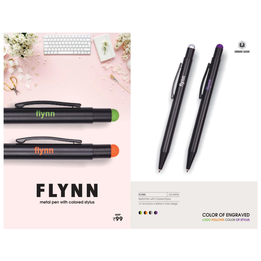 Metal Pen With Colored Stylus - US-MP06