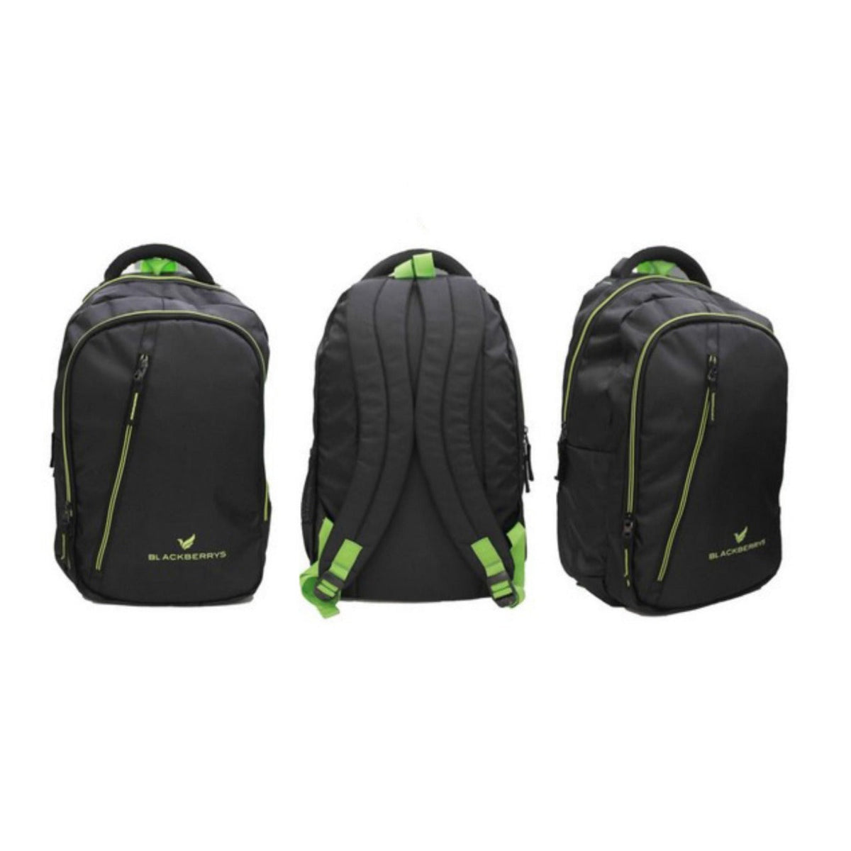 BlackBerry Laptop Bag with Green Zip Marsh Clothing