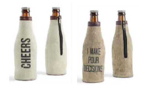 Mona B Cheers & Pour Decisions Bottle Koozie