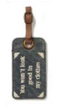 Mona B Diva Luggage Tags