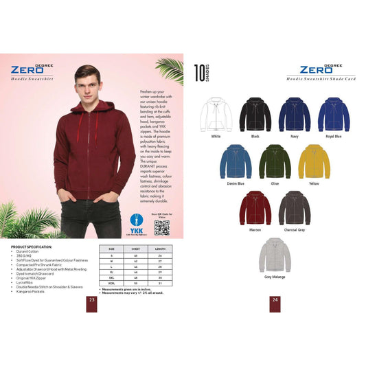 ZERO DEGREE - HOODIE SWEATSHIRT MARSH Corporate gifts