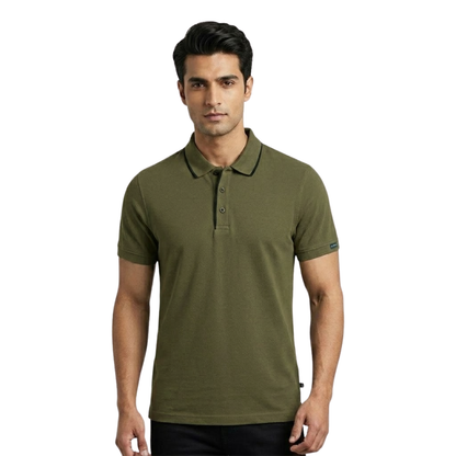 Turtle Cotton Flex Polo T-shirt