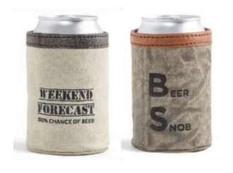 Mona B Forecast & Beer Snob Can Koozie