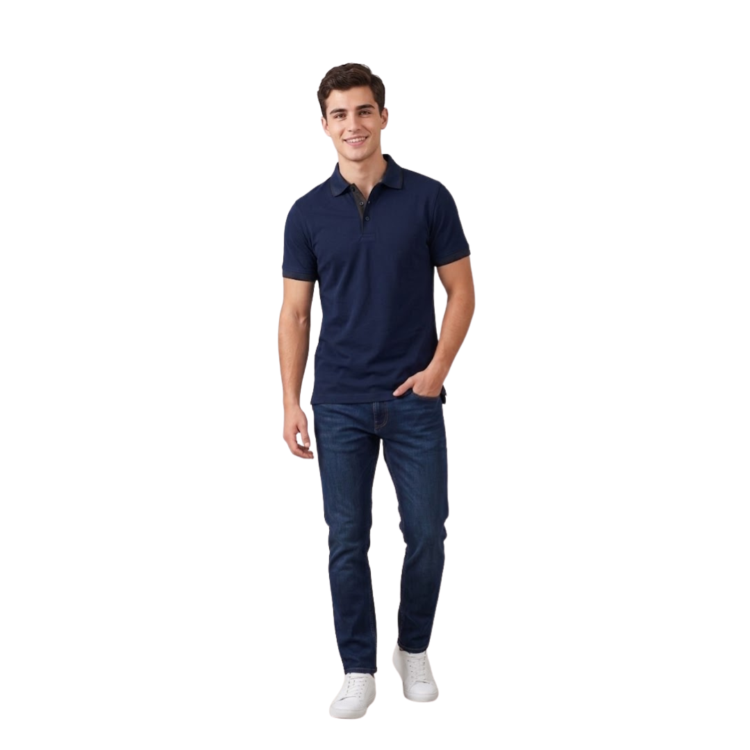 Turtle Cotton Flex Polo T-shirt