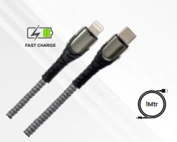 Swiss Military Type-C To Lightning Port Cable ( NYLTC )