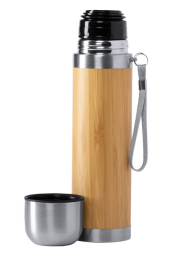 Bamboo Steel Thermos - 450ml
