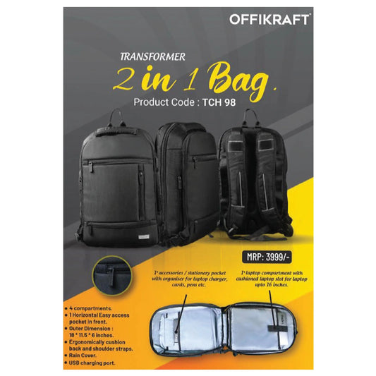 OFFIKRAFT - TRANSFORMER 2 IN 1 BAG MARSH Corporate gifts