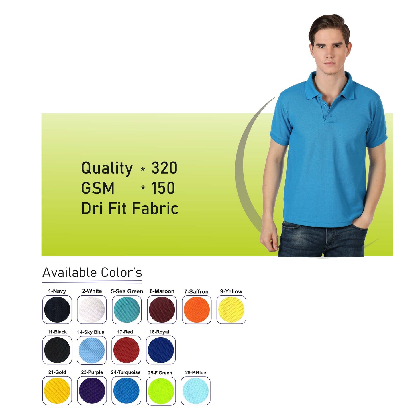 Dry Fit Fabric - 320 MARSH Corporate gifts