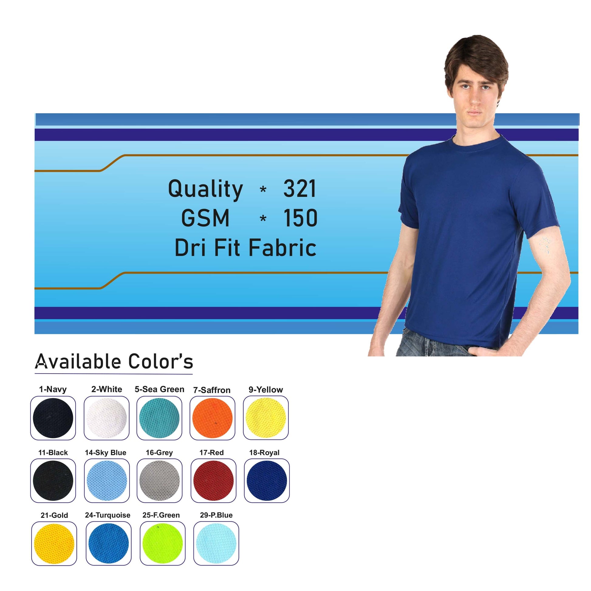 Dry Fit Fabric - 321 MARSH Corporate gifts