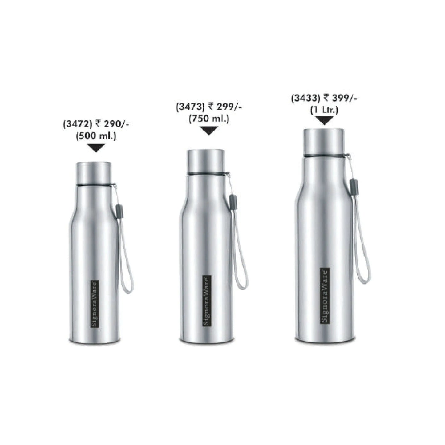 Signora Ware Blaze Steel Water Bottle - 3472/3473/3433 MARSH Corporate gifts