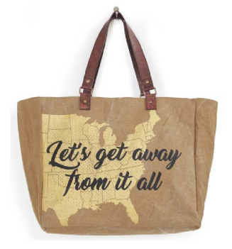 Mona B Let's Get Away Weekender Handbag