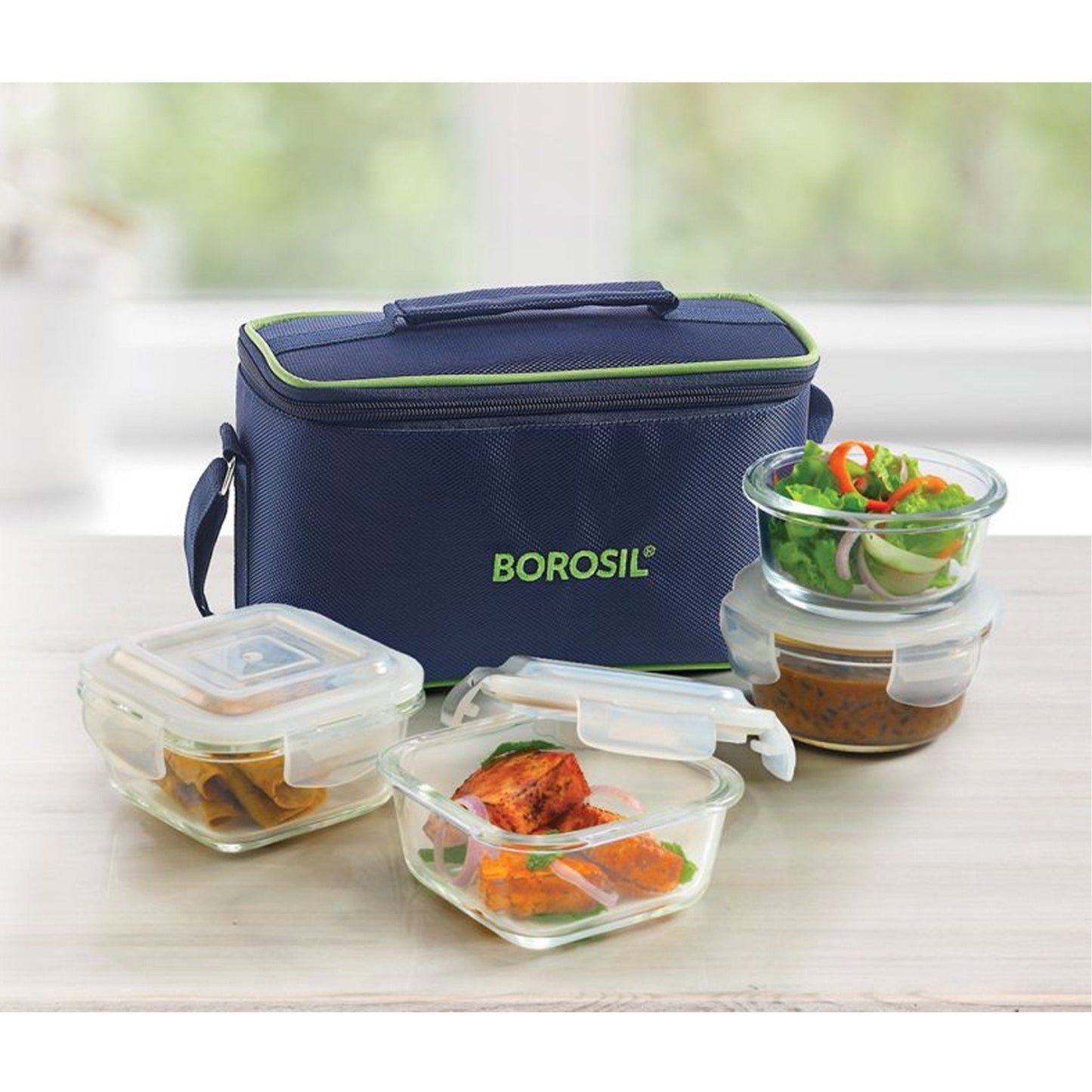 4 Microwavable Glass Lunch Box - ITSQ32RN24U MARSH Corporate gifts