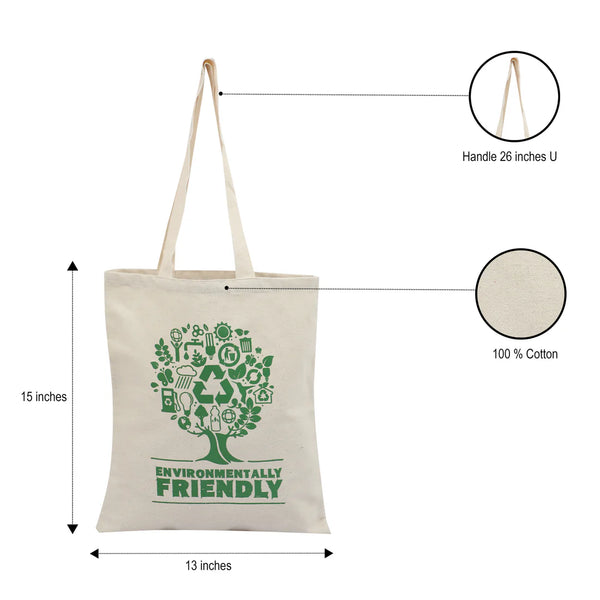 Eco Natural Canvas Cotton Bag - 15