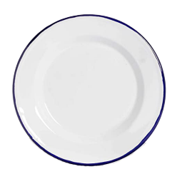 Limitless Hunch Enamel Ware Flat Plate