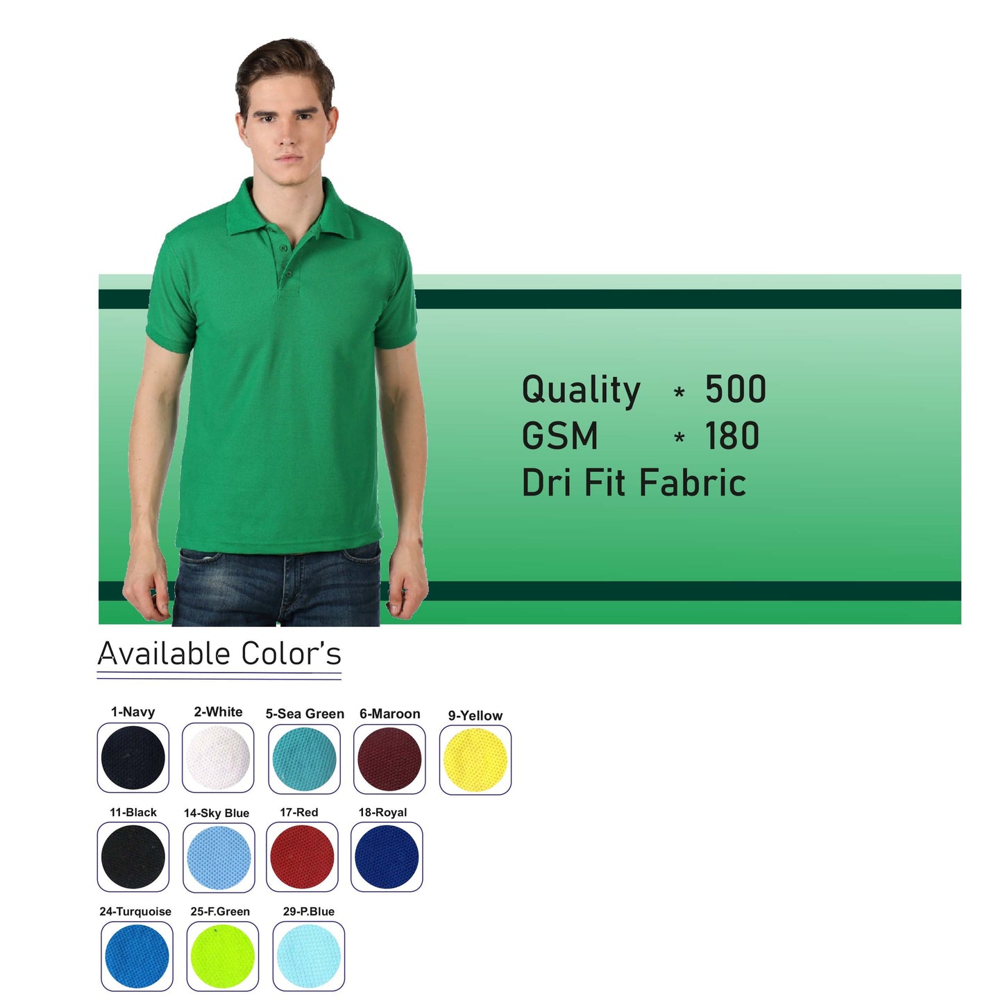 Dry Fit Fabric - 500 MARSH Corporate gifts