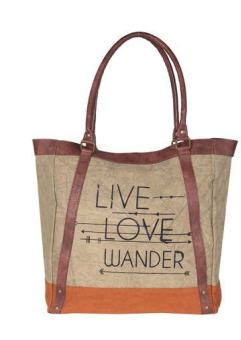 Mona B Live Love Wander Tote Handbag