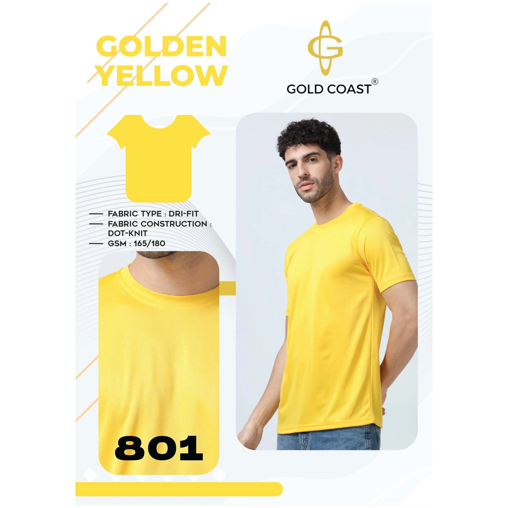 Gold Coast Dry Fit Round Neck - 801 MARSH Corporate gifts