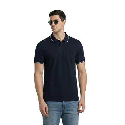Turtle Oxford Dry-fit Polo T-shirt