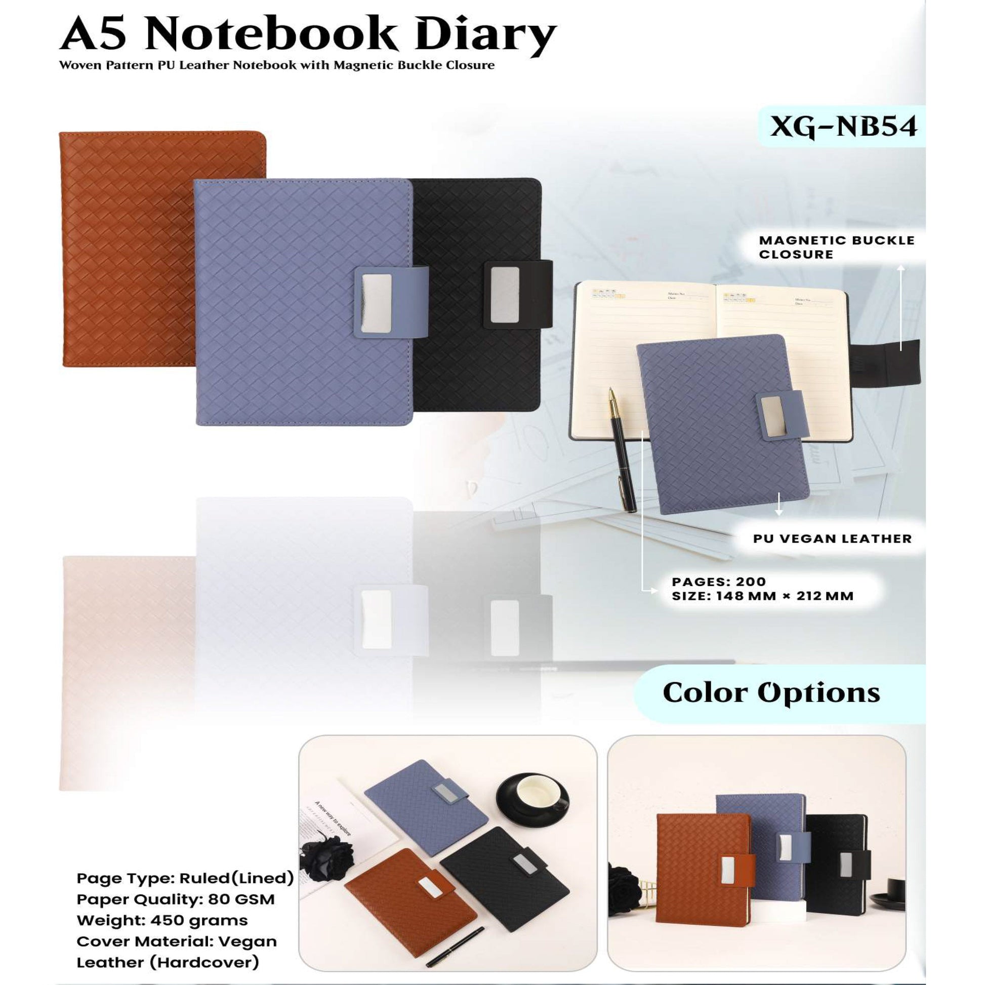A5 Notebook Diary XG - NB54 MARSH Corporate gifts