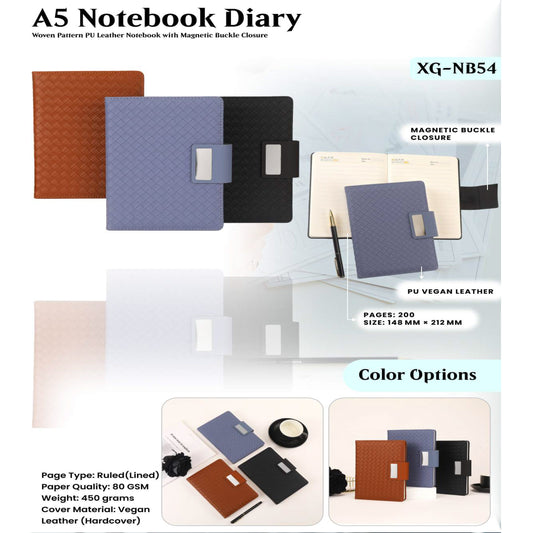 A5 Notebook Diary XG - NB54 MARSH Corporate gifts