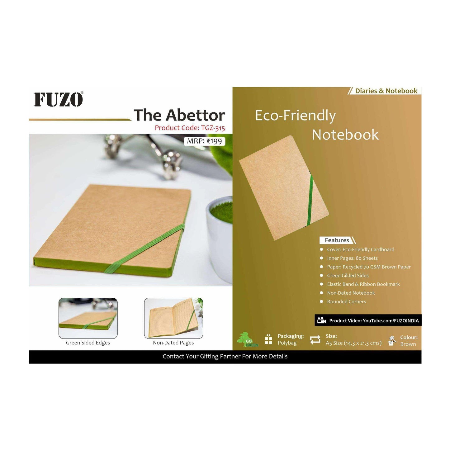 FUZO - THE ABETTOR TGZ-315 MARSH Corporate gifts