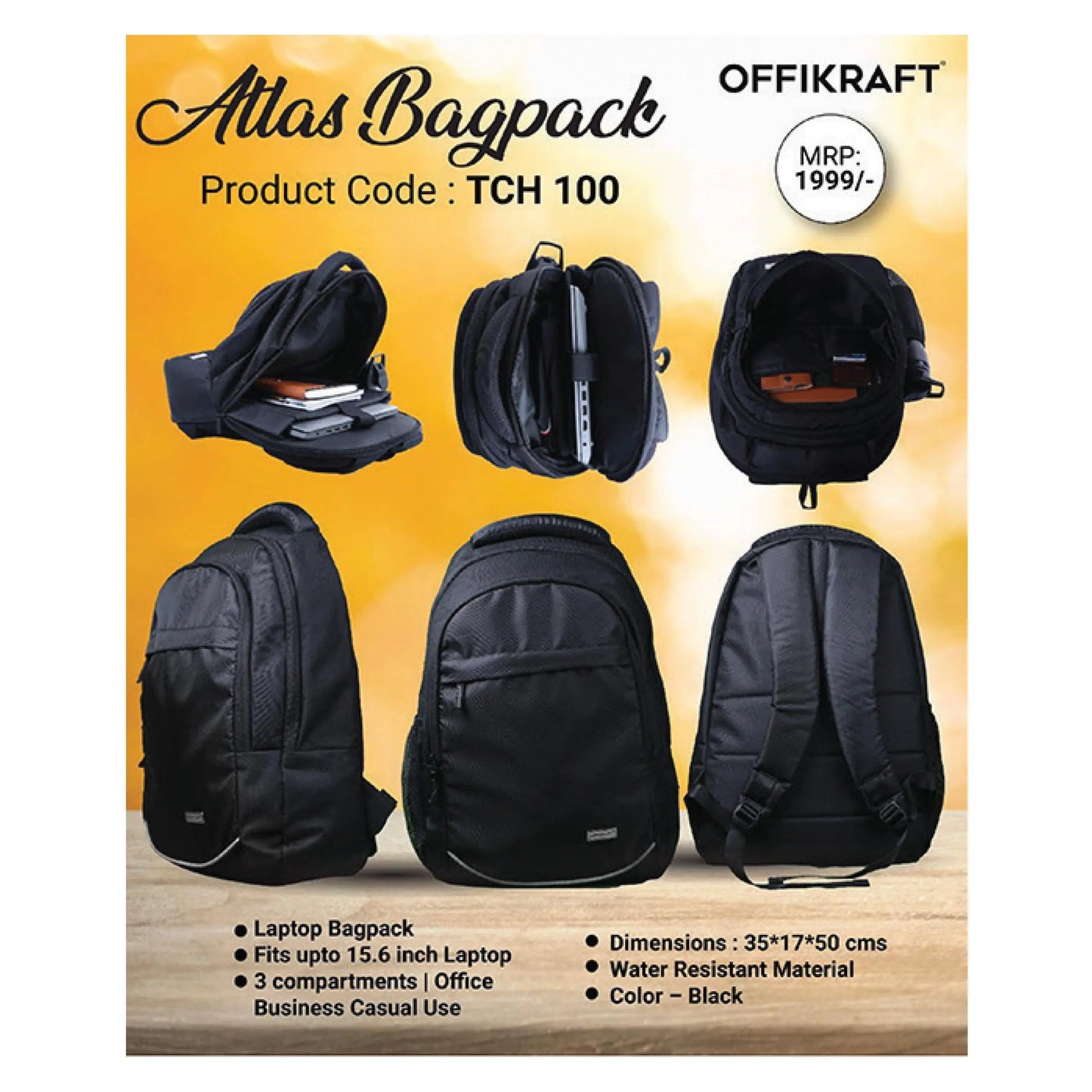 OFFIKRAFT - ATLAS BAGPACK - TCH 100 MARSH Corporate gifts