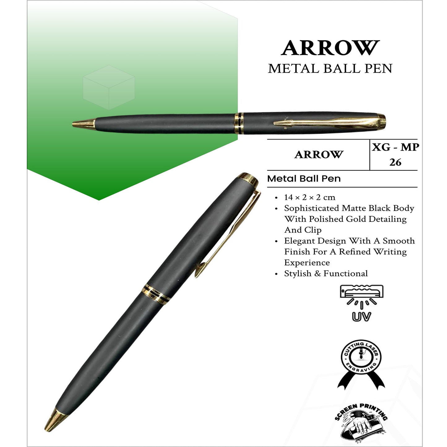 Arrow Metal Ball Pen XG - MP26 MARSH Corporate gifts
