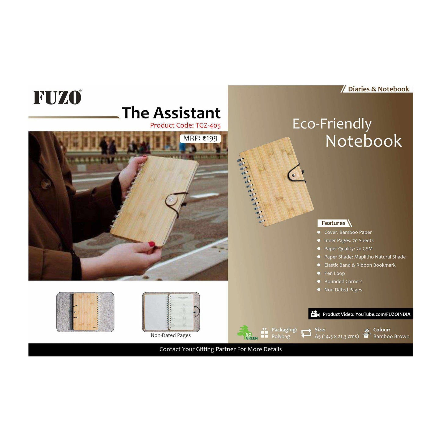 FUZO - THE  ASSISTANT TGZ-405 MARSH Corporate gifts