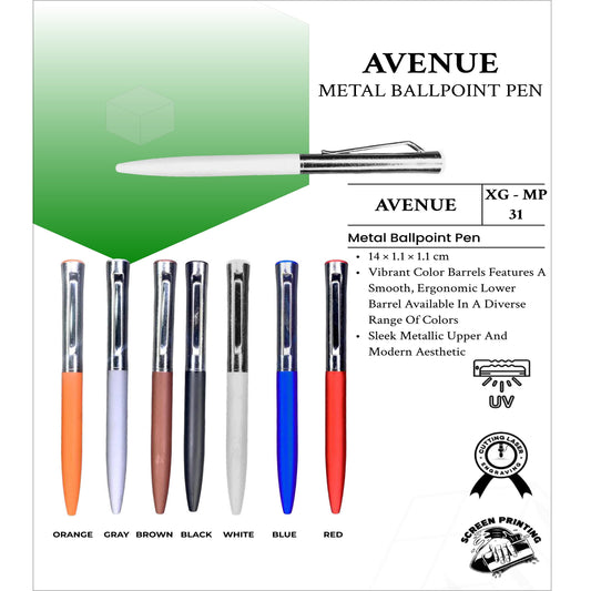 Avenue Metal BallPoint Pen XG -MP31 MARSH Corporate gifts