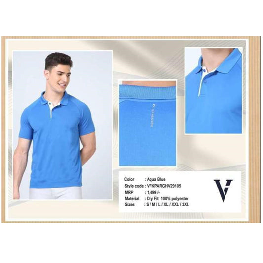 Van Heusen Polyester Polo T-shirt