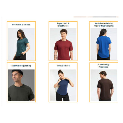 WellBi Bamboo Crew Neck T-shirt