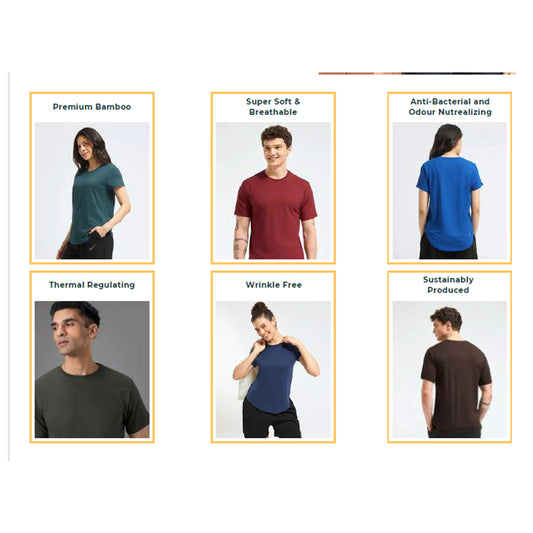 WellBi Bamboo Crew Neck T-shirt