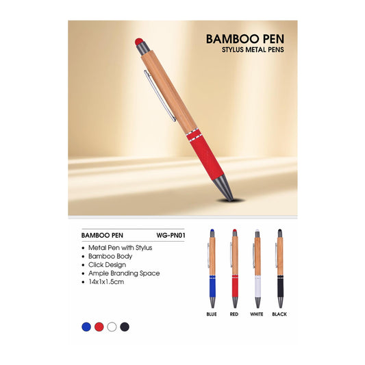 URBAN GEAR -  Bamboo Pen - WG-PN01 MARSH Corporate gifts