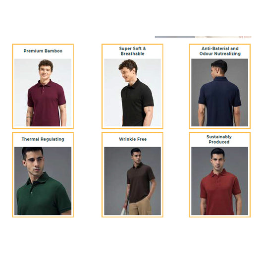 WellBi Bamboo Polo T-shirt