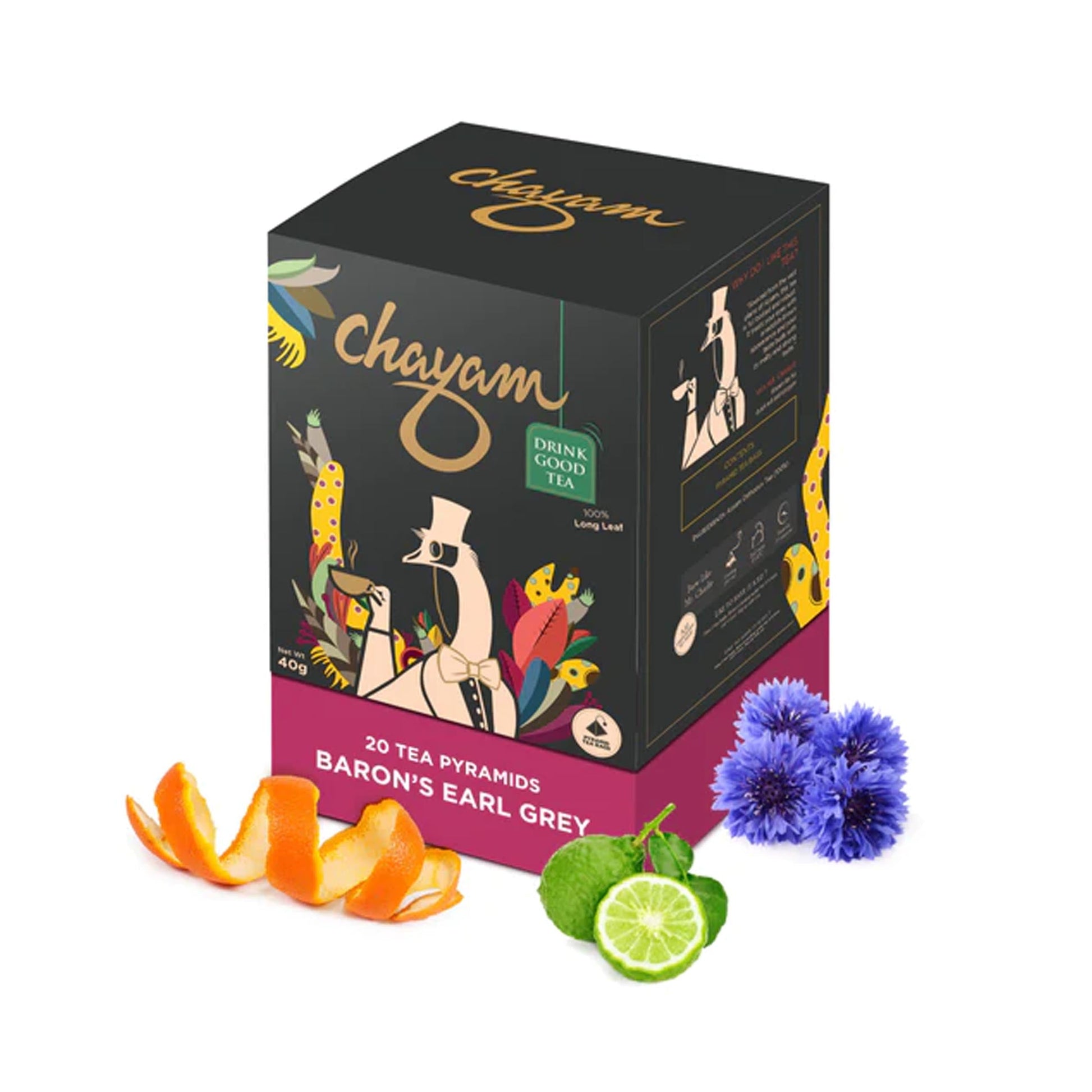 CHAYAM -  BARON’S EARL GREY  - TEA BAG MARSH Corporate gifts
