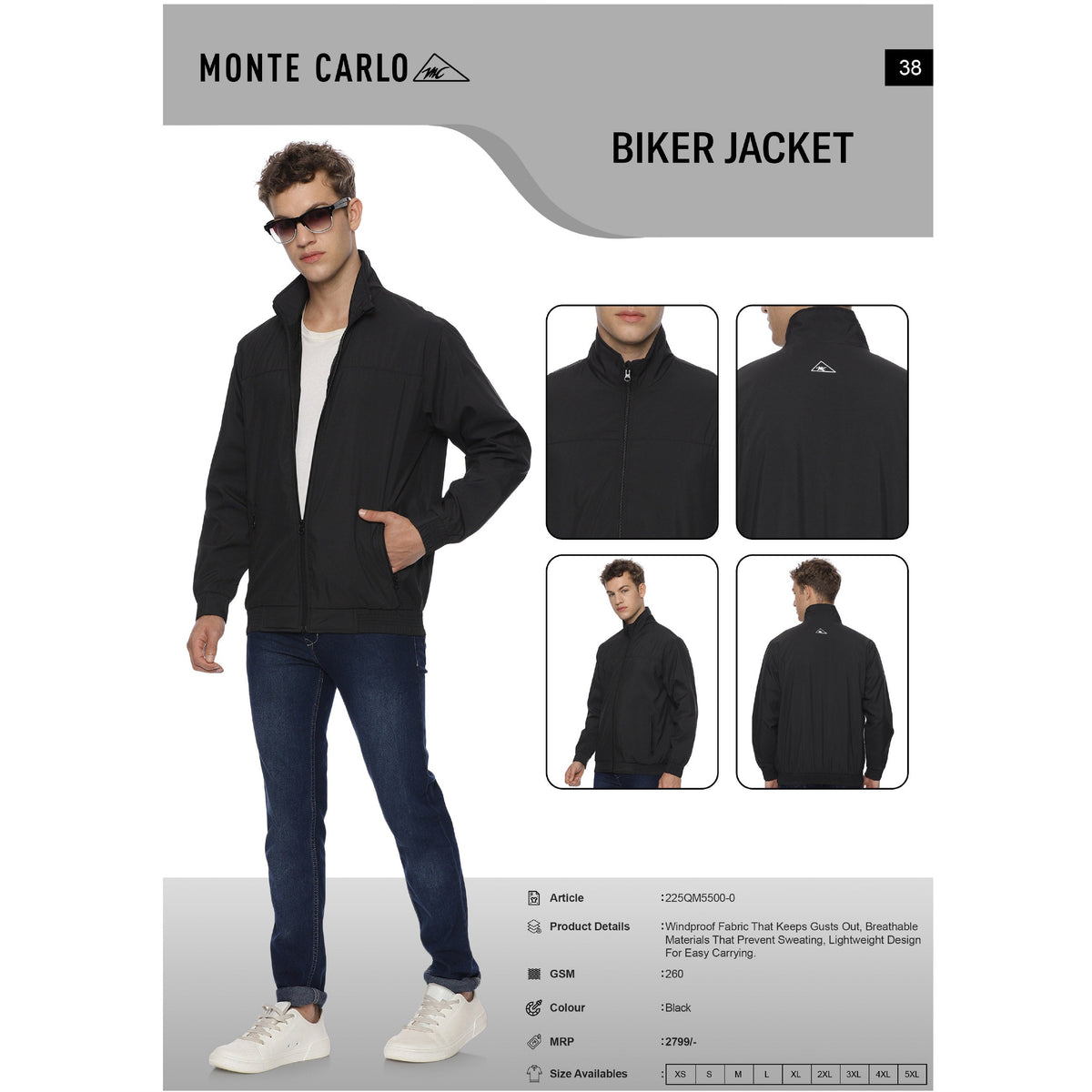 Monte Carlo Biker Jacket