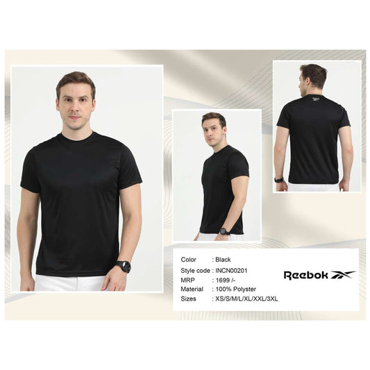Reebok Polyester Round Neck T-shirt