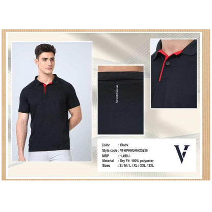 Van Heusen Polyester Polo T-shirt